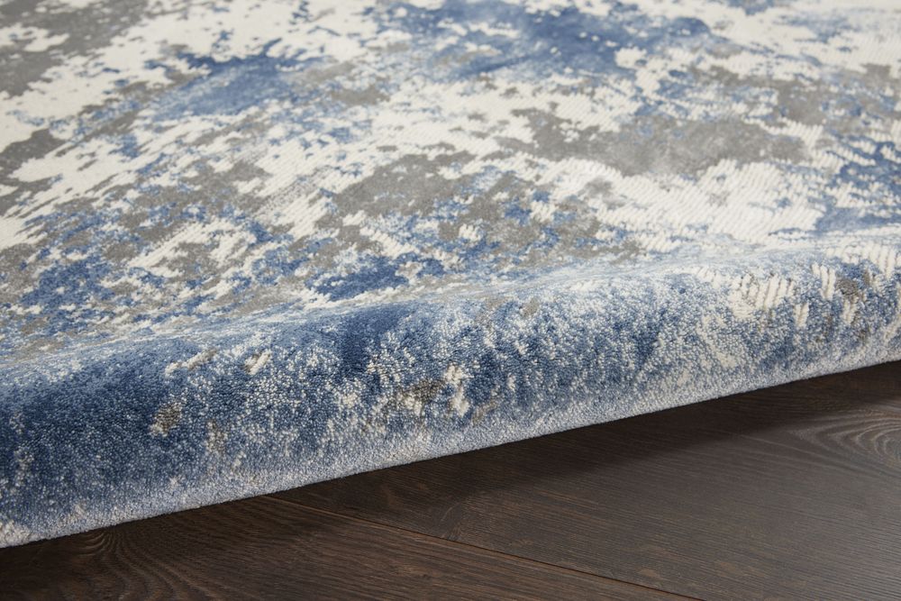 Nourison Rustic Textures RUS08 Rug - Grey & Blue