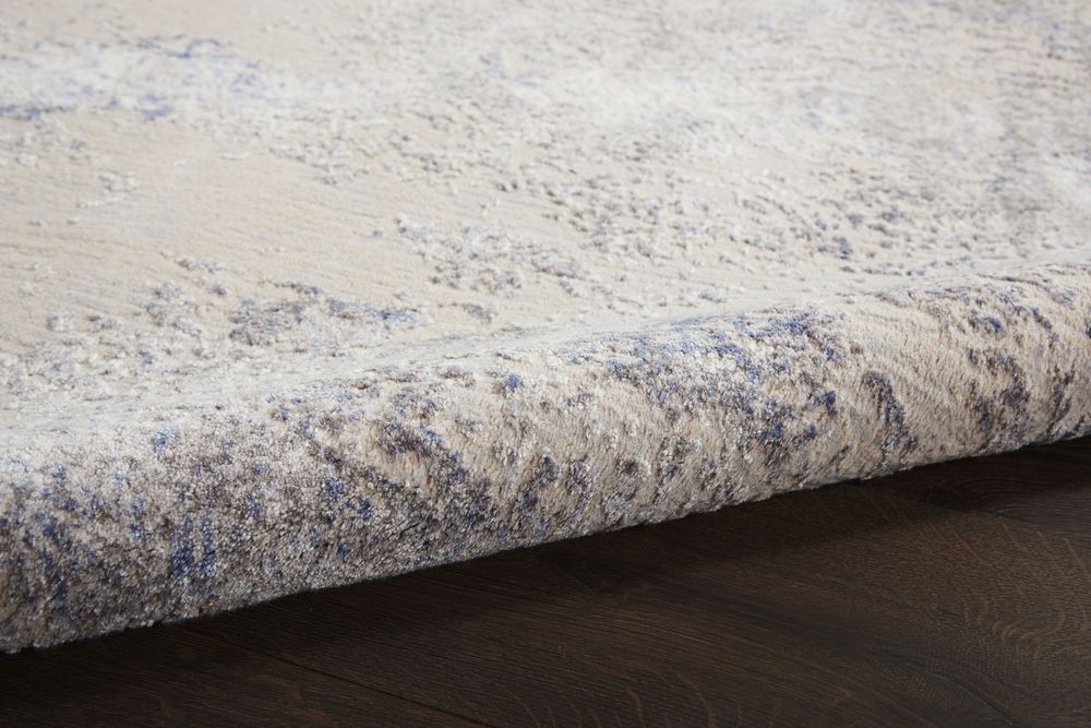 Nourison Silky Textures SLY06 Rug - Ivory & Grey