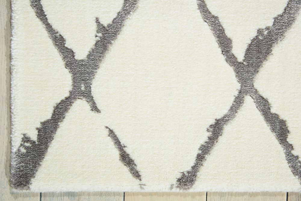 Nourison Twilight TWI15 Rug - Ivory & Grey