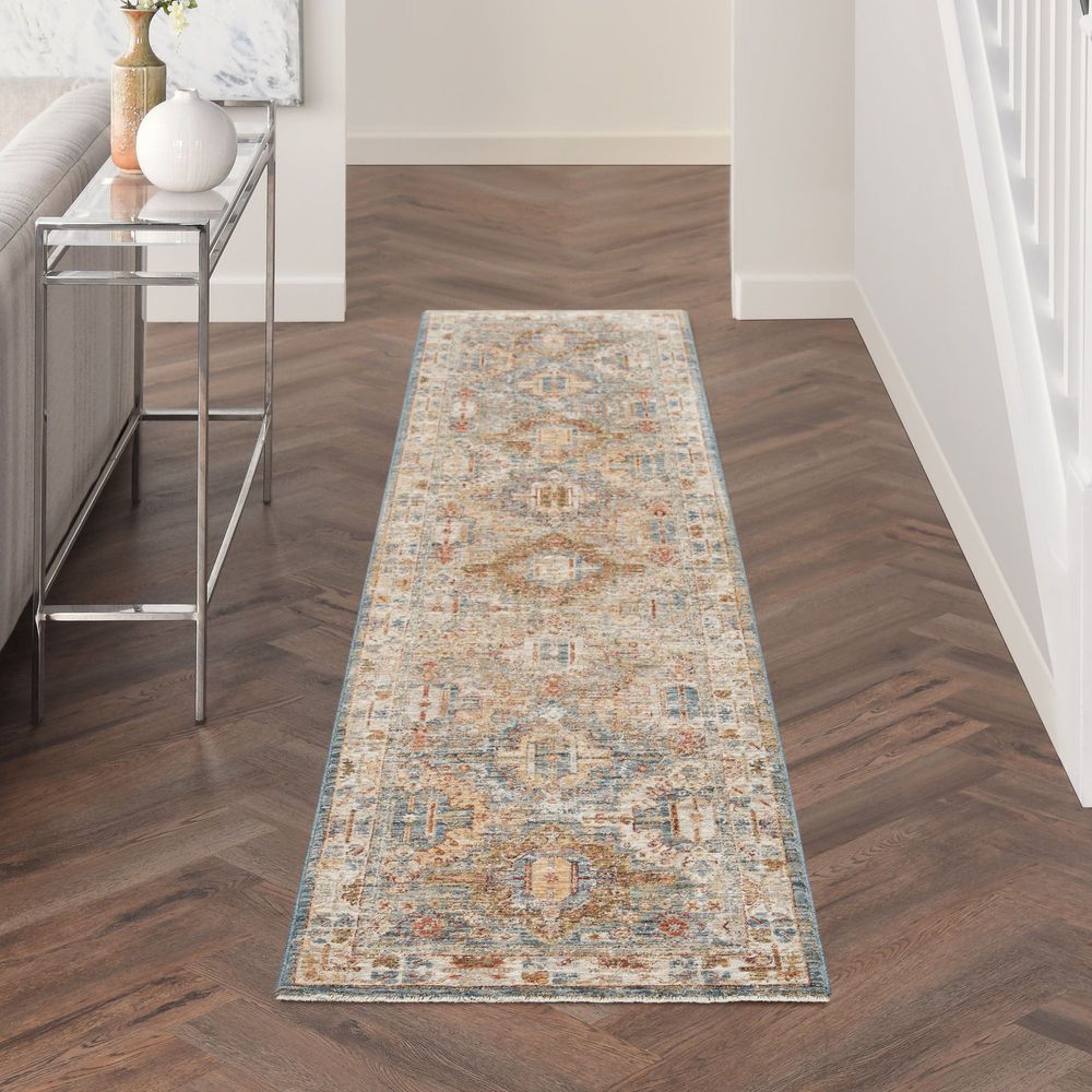 Nourison Sahar SHR01 Runner Rug - Blue