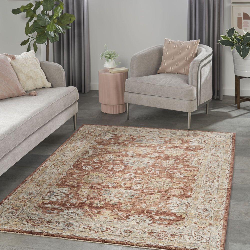 Nourison Sahar SHR02 Rug - Rust