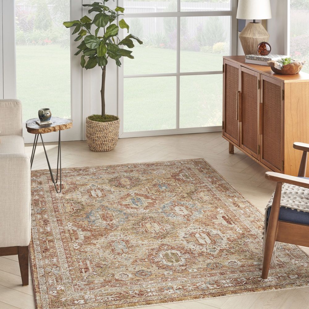 Nourison Sahar SHR01 Rug - Rust