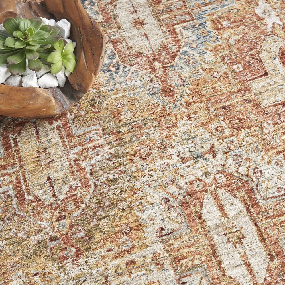 Nourison Sahar SHR01 Rug - Rust