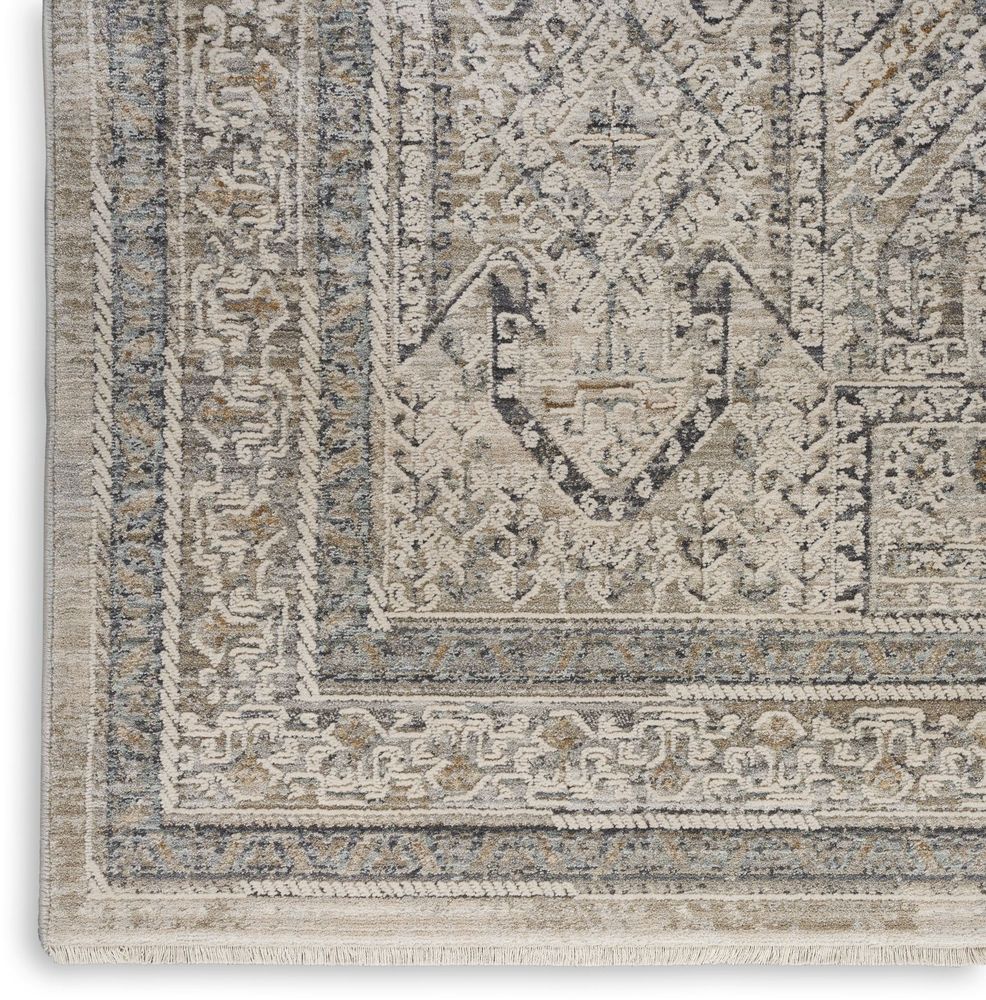 Nourison Lynx LNX01 Rug - Ivory Grey &amp; Blue