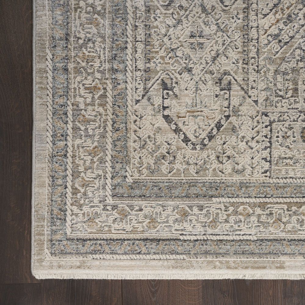 Nourison Lynx LNX01 Rug - Ivory Grey &amp; Blue