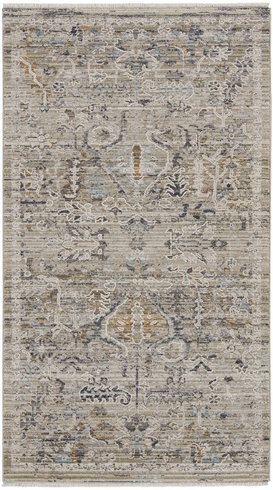 Nourison Lynx LNX02 Rug - Ivory &amp; Taupe