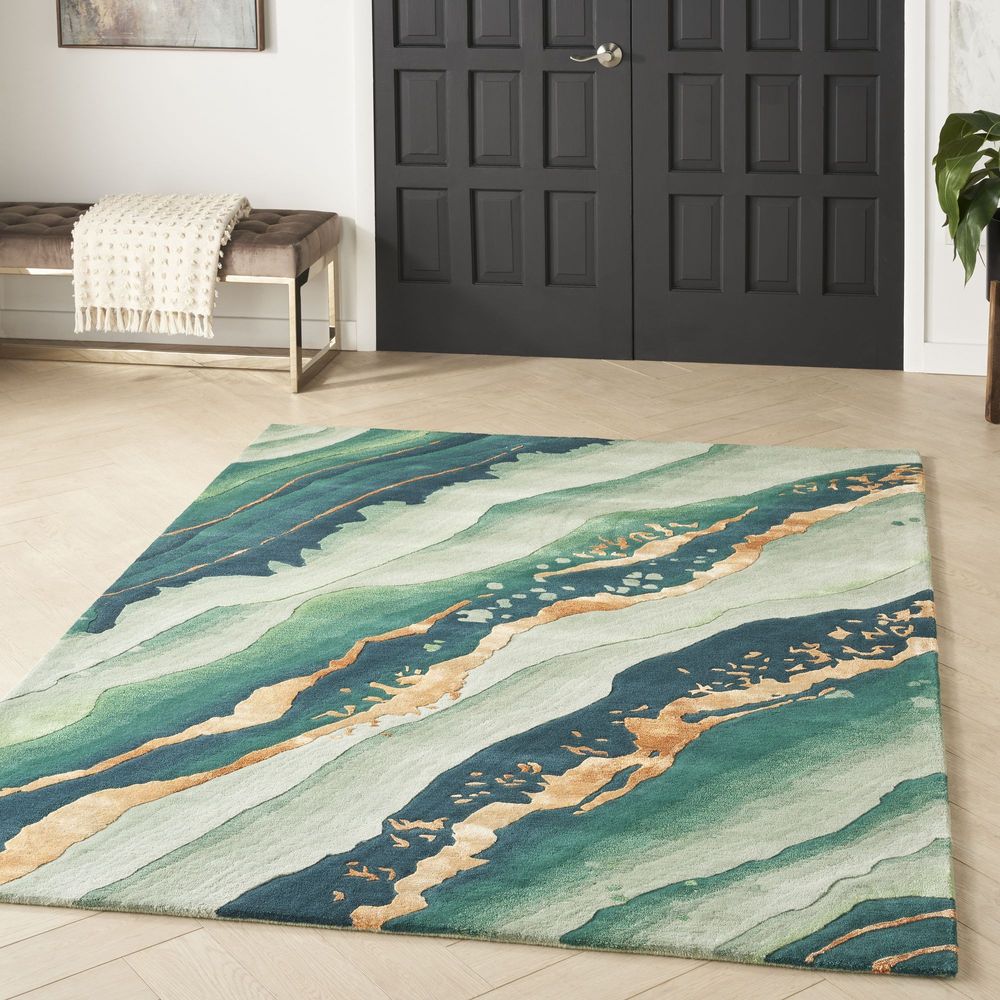 Nourison Prismatic PRS30 Rug - Emerald