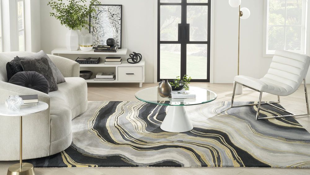 Nourison Prismatic PRS31 Rug - Charcoal &amp; Grey