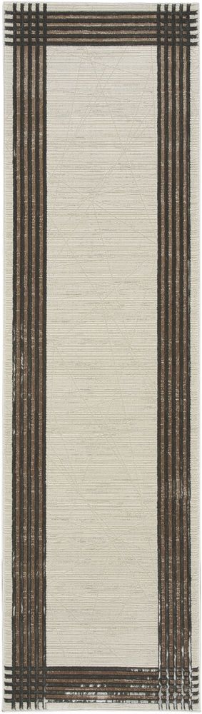 Nourison Desire DSR01 Runner Rug - Ivory &amp; Silver