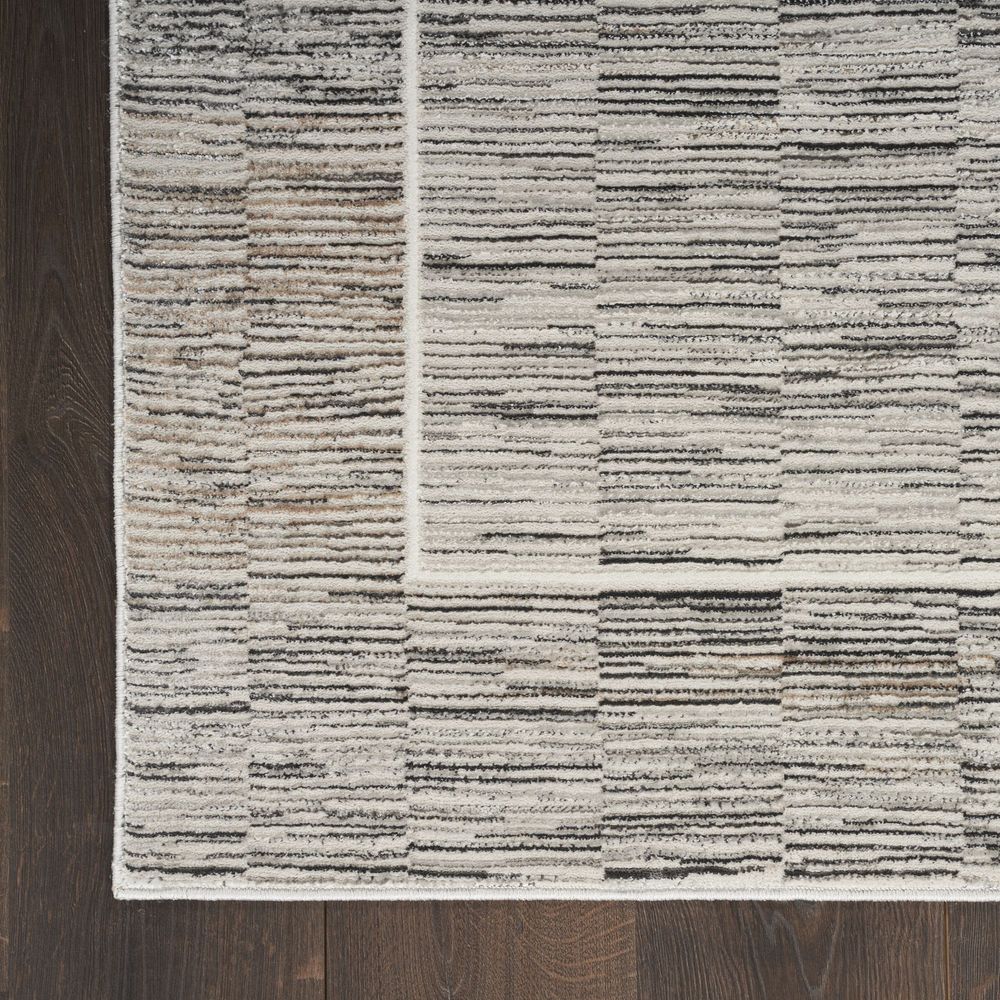 Nourison Desire DSR02 Runner Rug - Charcoal &amp; Grey