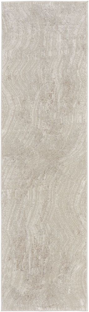 Calvin Klein CK024 Irradiant IRR04 Runner Rug - Silver &amp; Grey