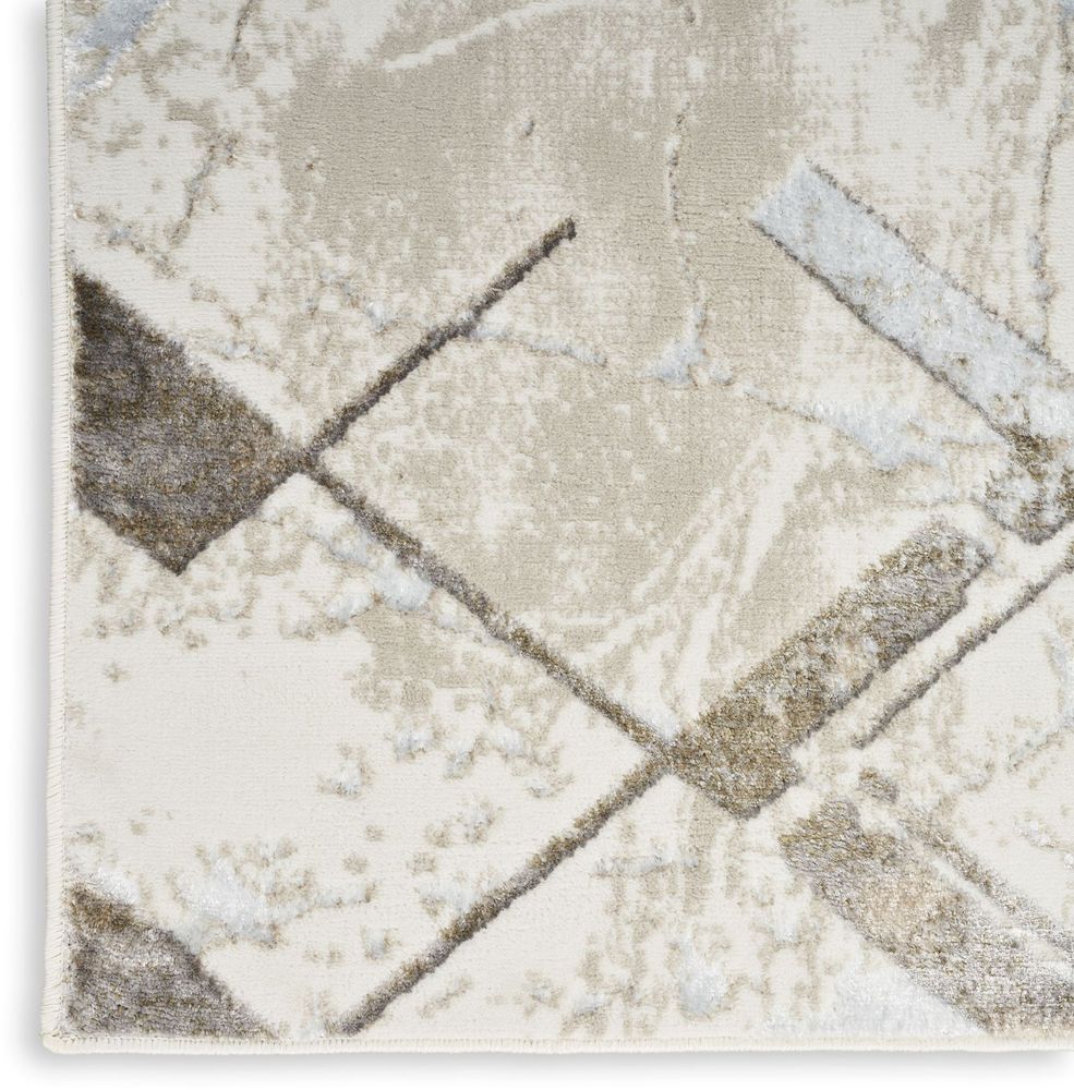 Nourison Glitz GLZ02 Rug - Ivory Grey