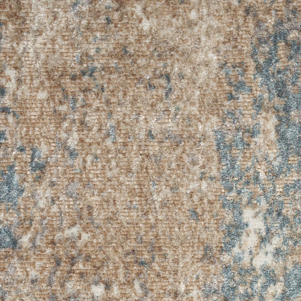 Nourison Glitz GLZ06 Runner Rug - Taupe &amp; Multicolour