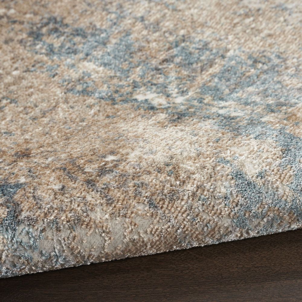 Nourison Glitz GLZ06 Runner Rug - Taupe &amp; Multicolour