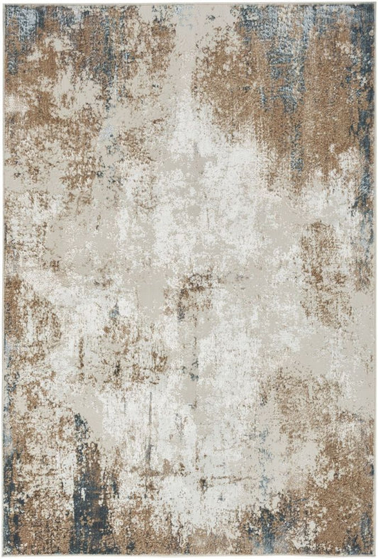 Nourison Glitz GLZ06 Rug - Taupe &amp; Multicolour