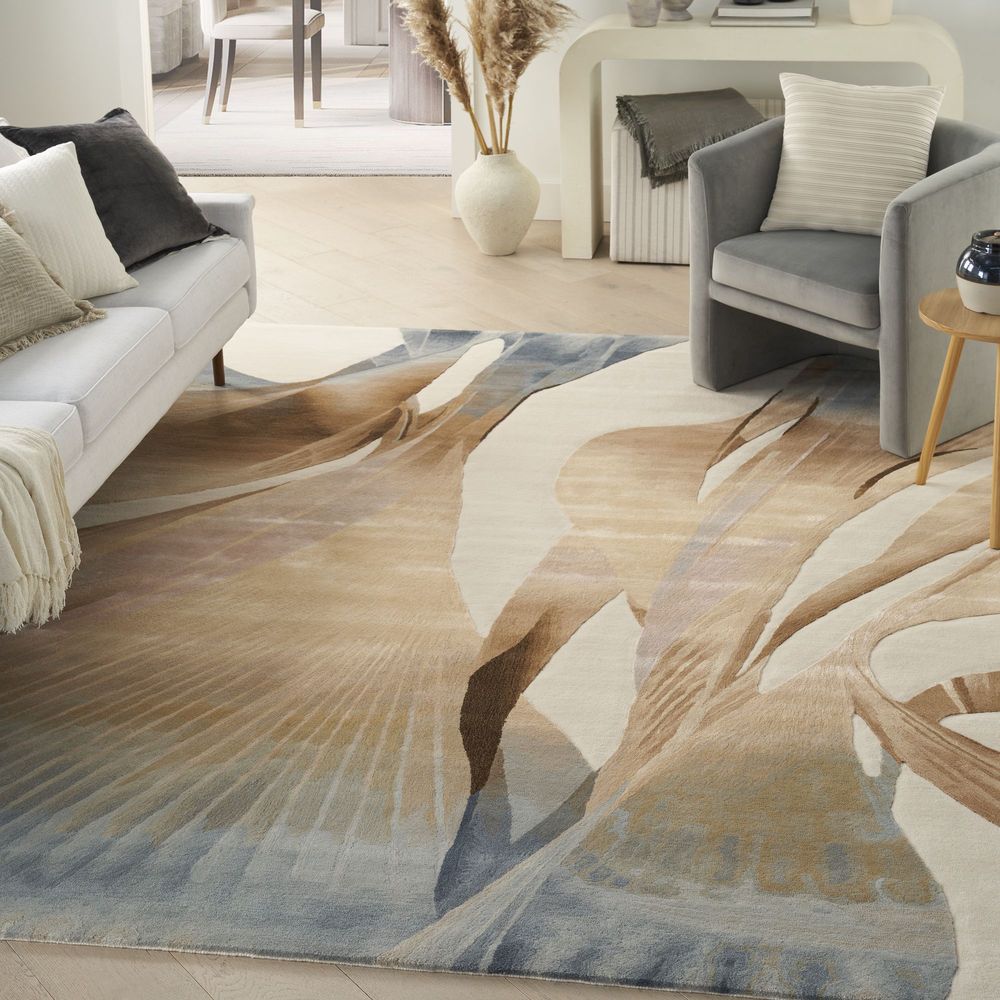 Nourison Prismatic PRS35 Rug - Sand