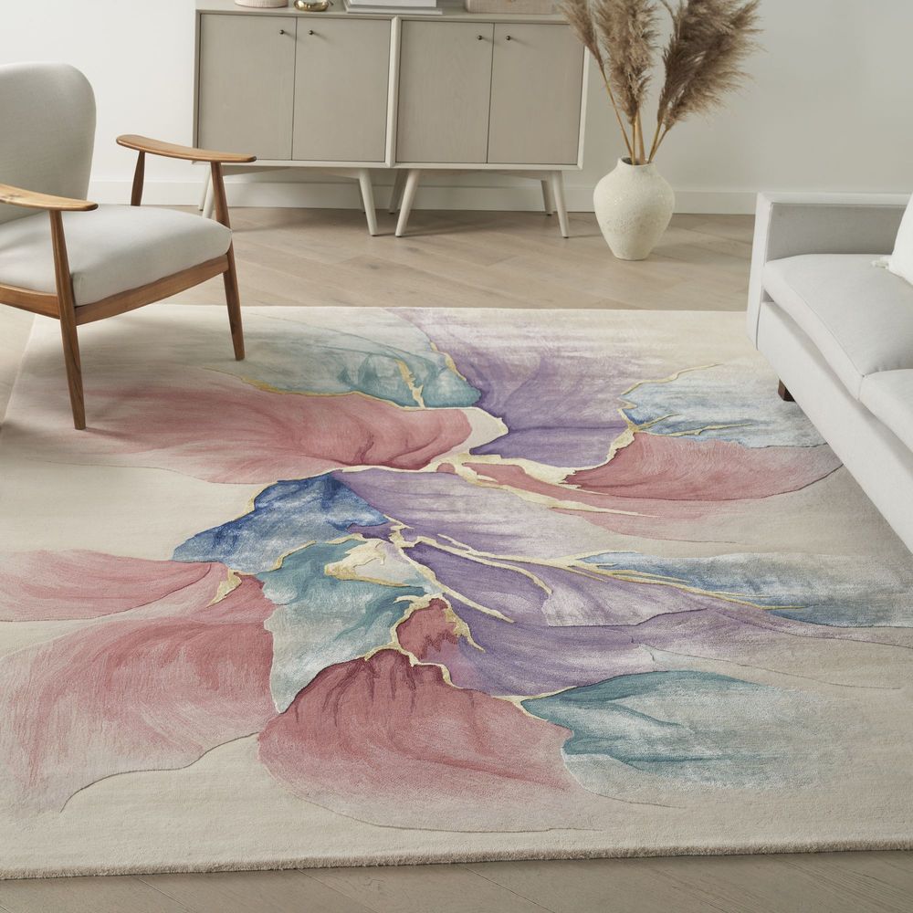 Nourison Prismatic PRS34 Rug - Ivory