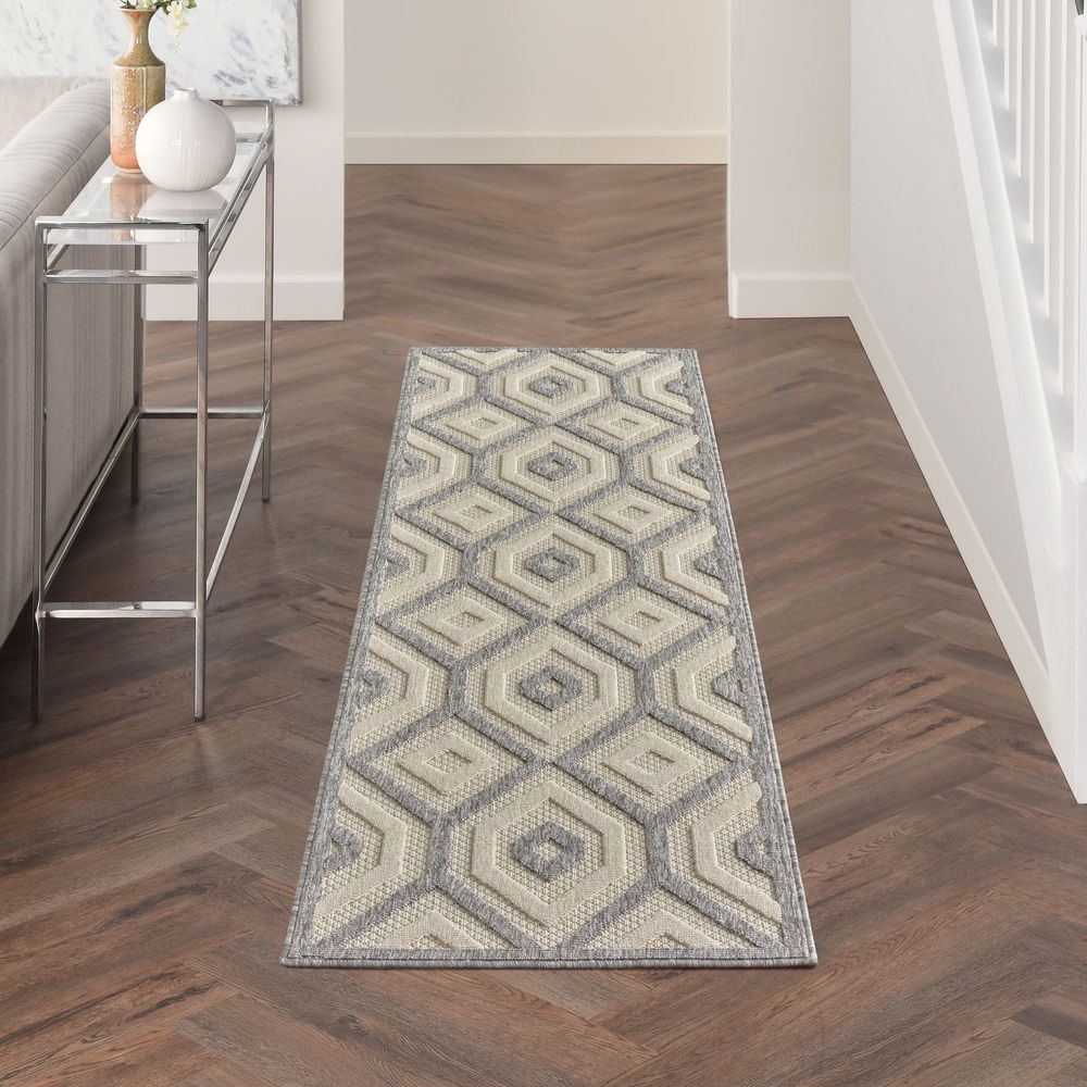 Nourison Cozumel CZM02 Runner Rug - Cream