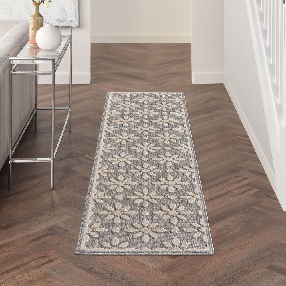 Nourison Cozumel CZM03 Runner Rug - Grey