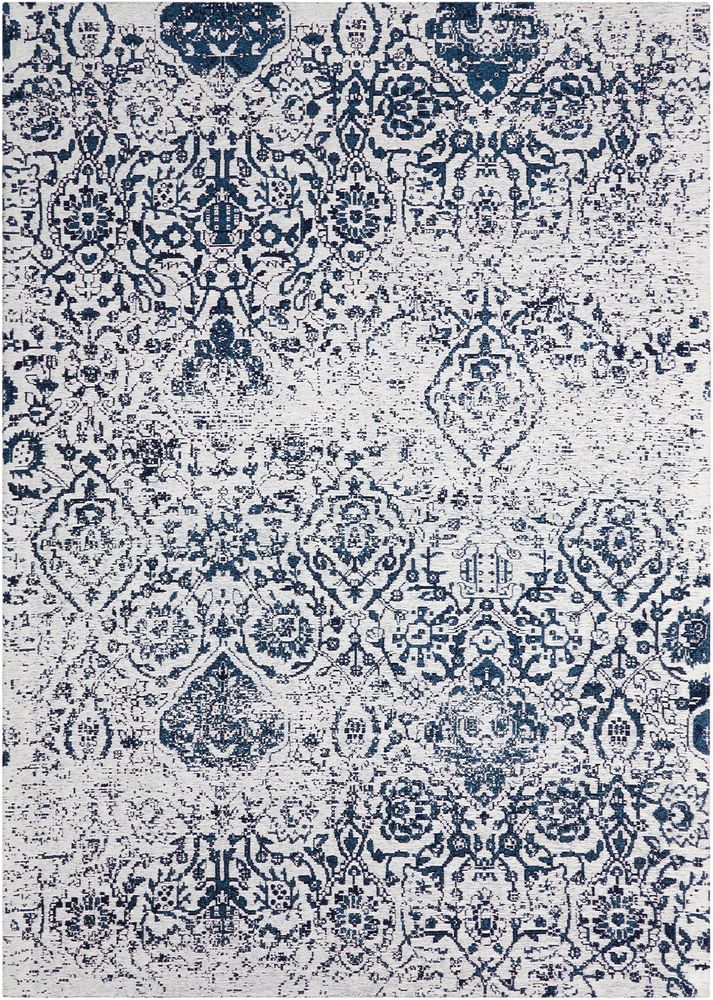 Nourison Damask DAS06 Rug - Ivory &amp; Navy