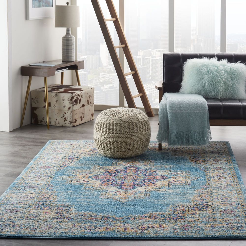 Nourison Passion PSN03 Rug - Light Blue