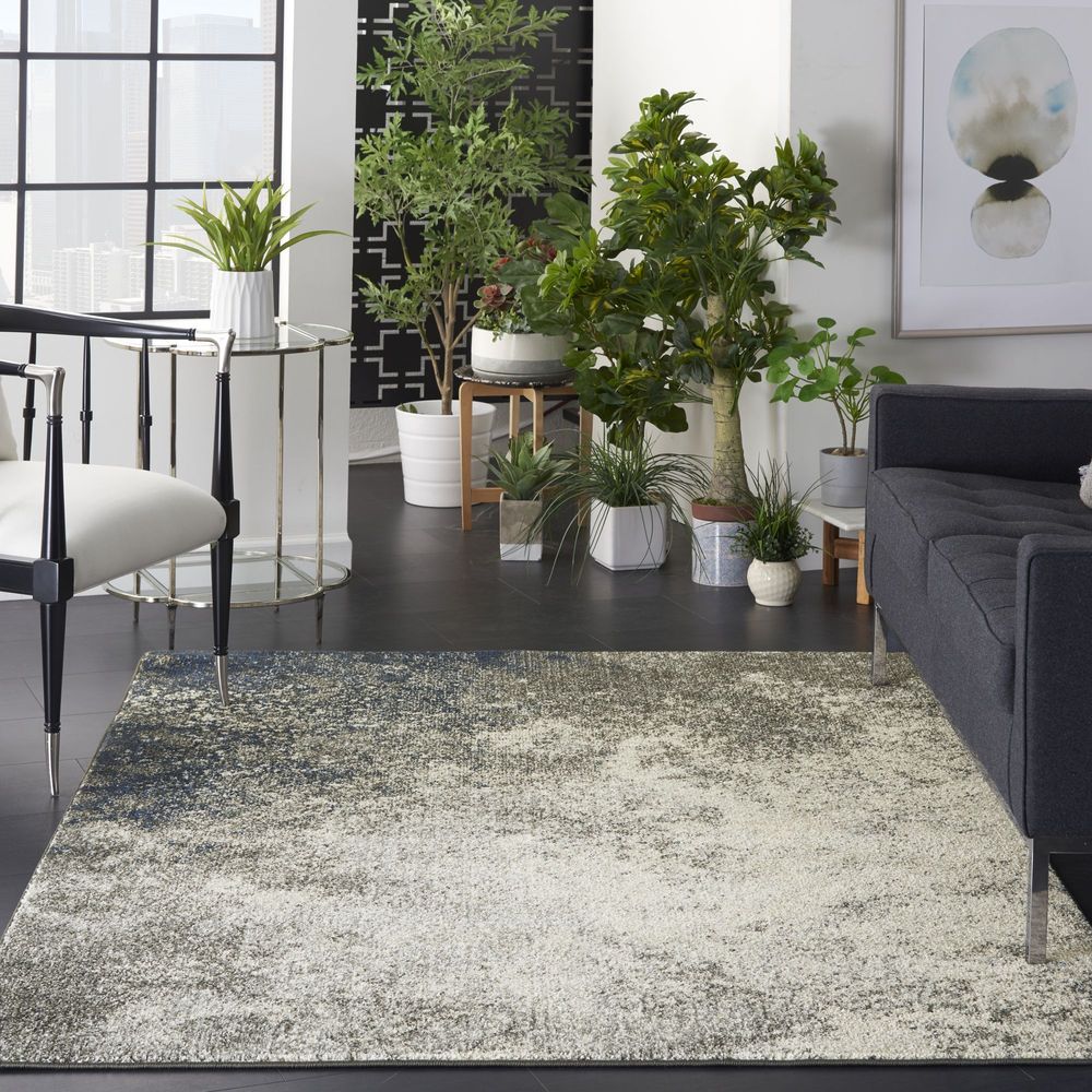 Nourison Passion PSN10 Rug - Charcoal &amp; Ivory