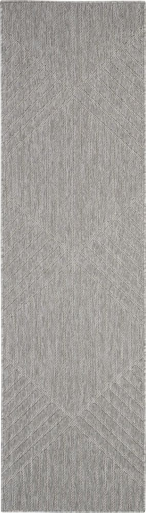 Nourison Cozumel CZM05 Runner Rug - Light Grey