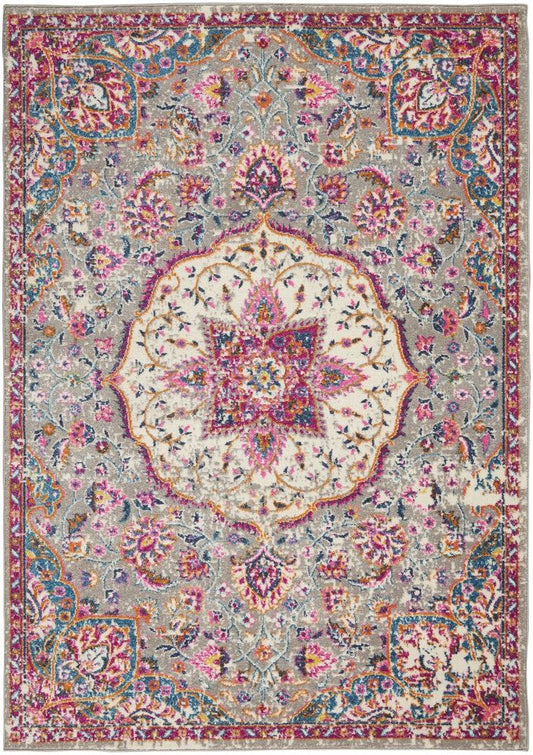 Nourison Passion PSN22 Rug - Grey &amp; Multicolour