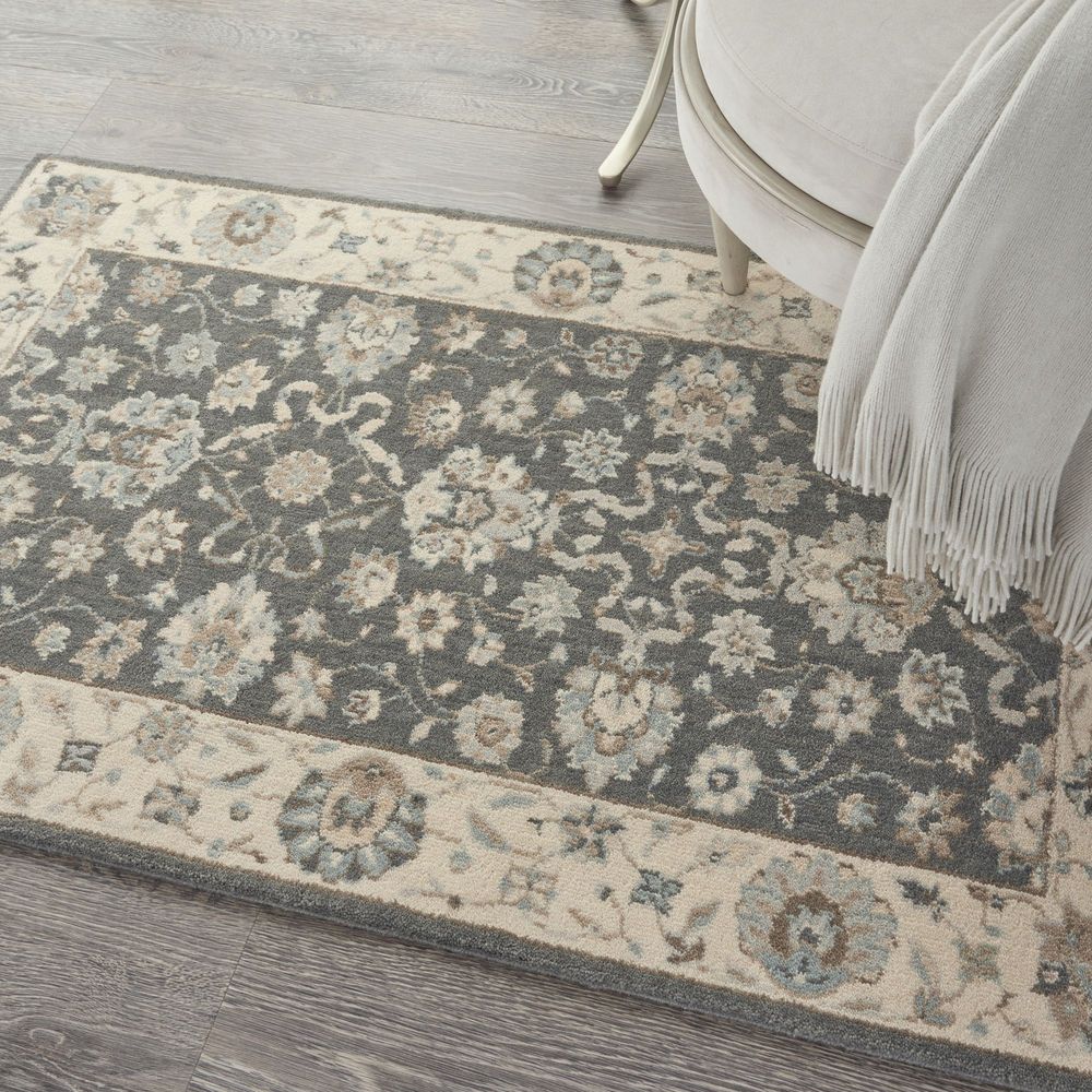 Nourison Living Treasures LI16 Rug - Grey &amp; Ivory