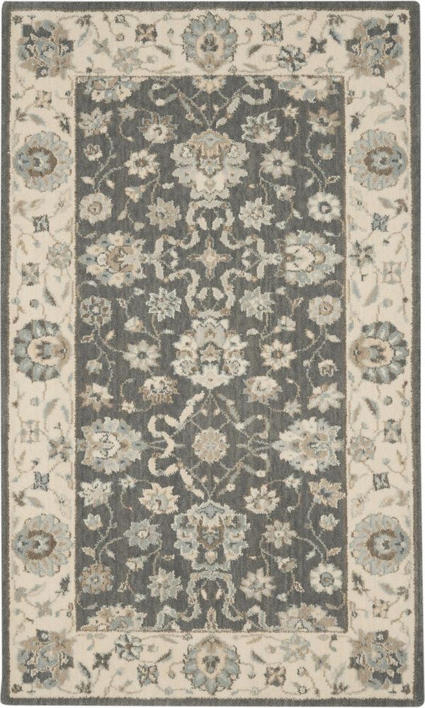 Nourison Living Treasures LI16 Rug - Grey &amp; Ivory