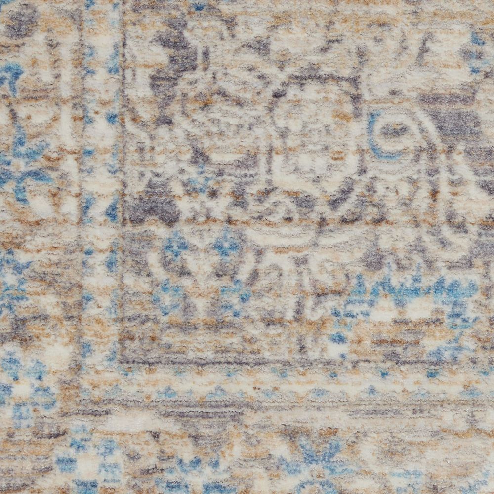 Nourison Lustrous Weave LUW01 Runner Rug - Ivory Blue