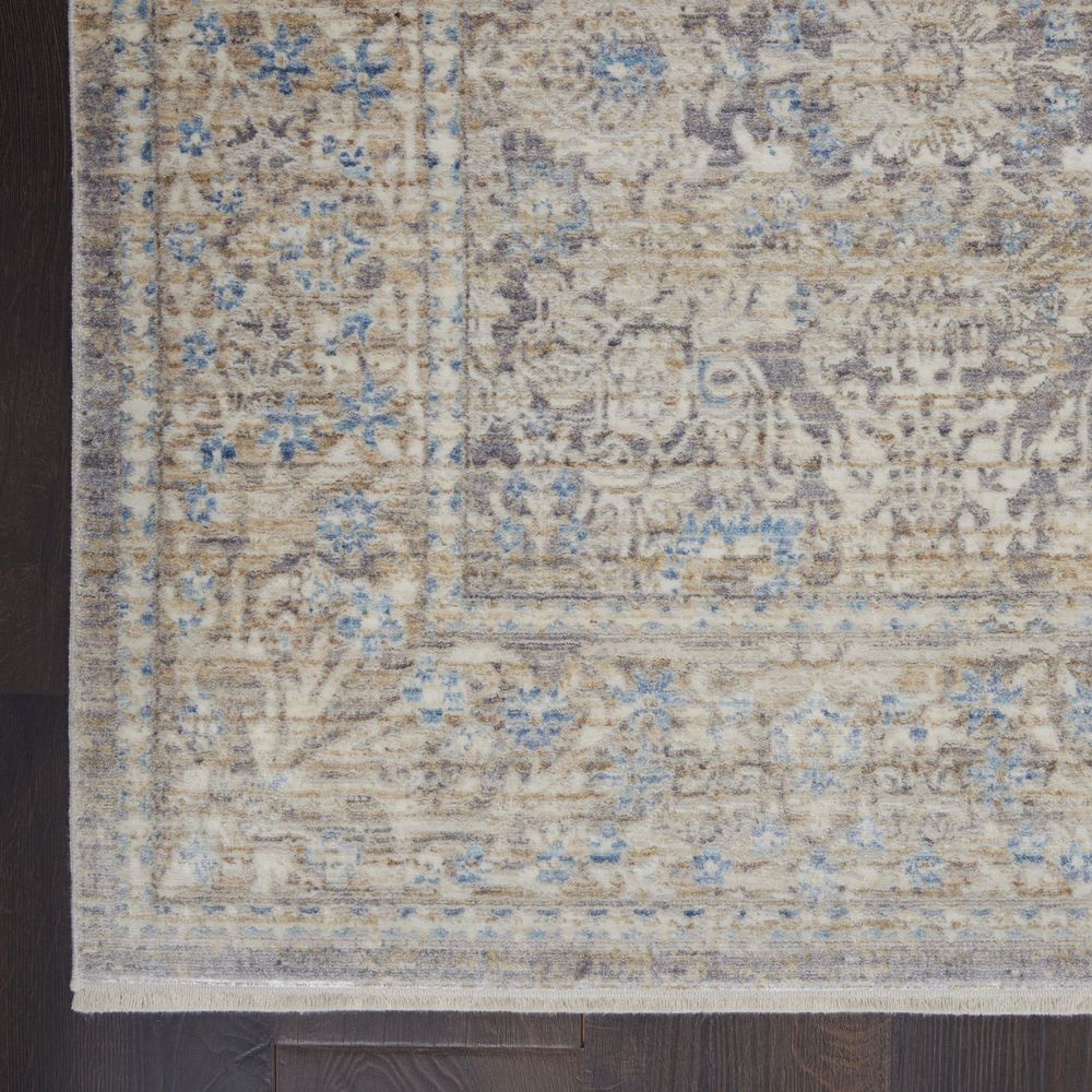 Nourison Lustrous Weave LUW01 Runner Rug - Ivory Blue