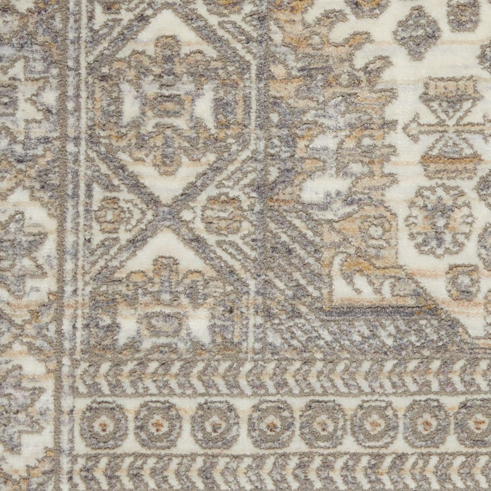 Nourison Lustrous Weave LUW02 Runner Rug - Ivory &amp; Beige