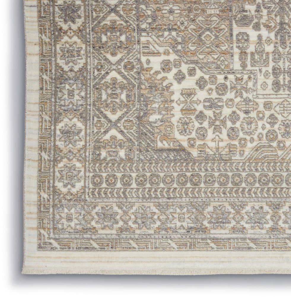 Nourison Lustrous Weave LUW02 Runner Rug - Ivory &amp; Beige