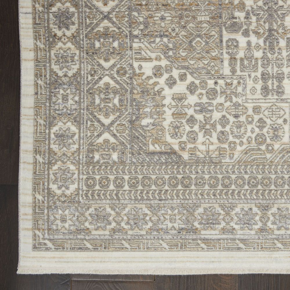 Nourison Lustrous Weave LUW02 Runner Rug - Ivory &amp; Beige