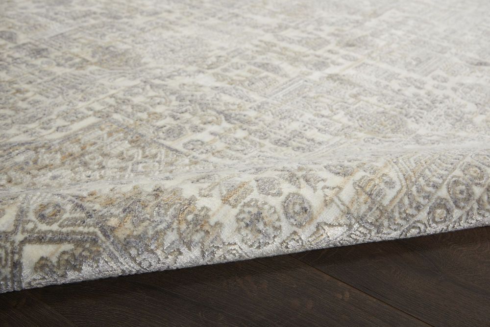 Nourison Lustrous Weave LUW02 Runner Rug - Ivory &amp; Beige