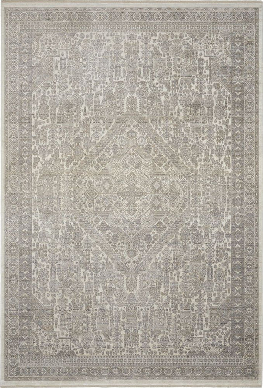 Nourison Lustrous Weave LUW02 Rug - Ivory &amp; Beige