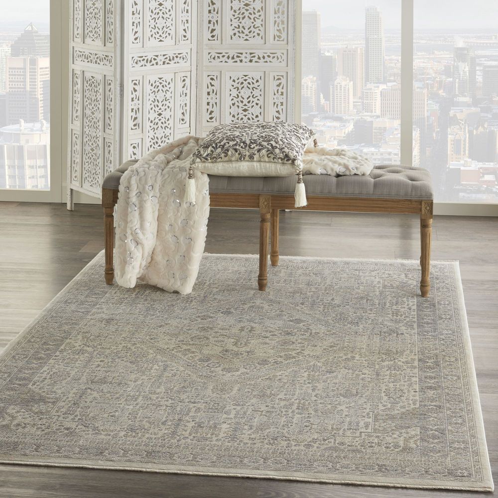 Nourison Lustrous Weave LUW02 Rug - Ivory &amp; Beige