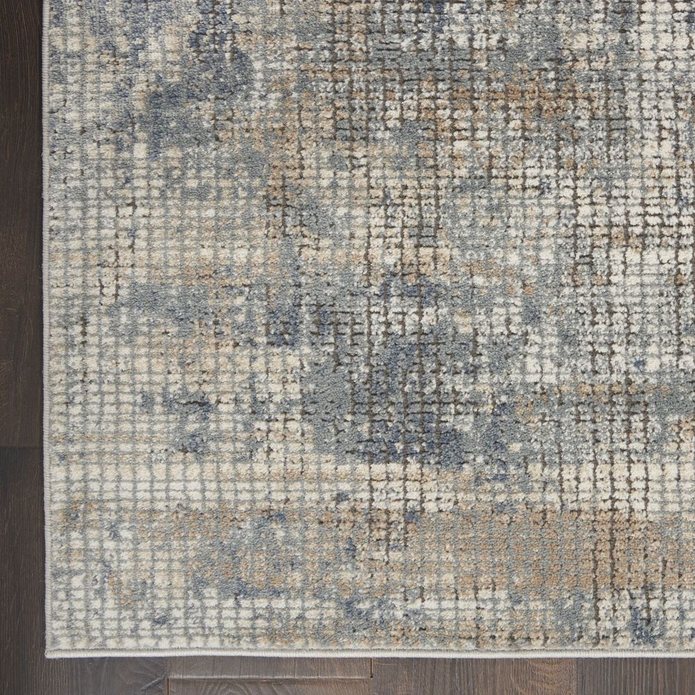 Nourison Quarry QUA02 Rug - Blue &amp; Beige