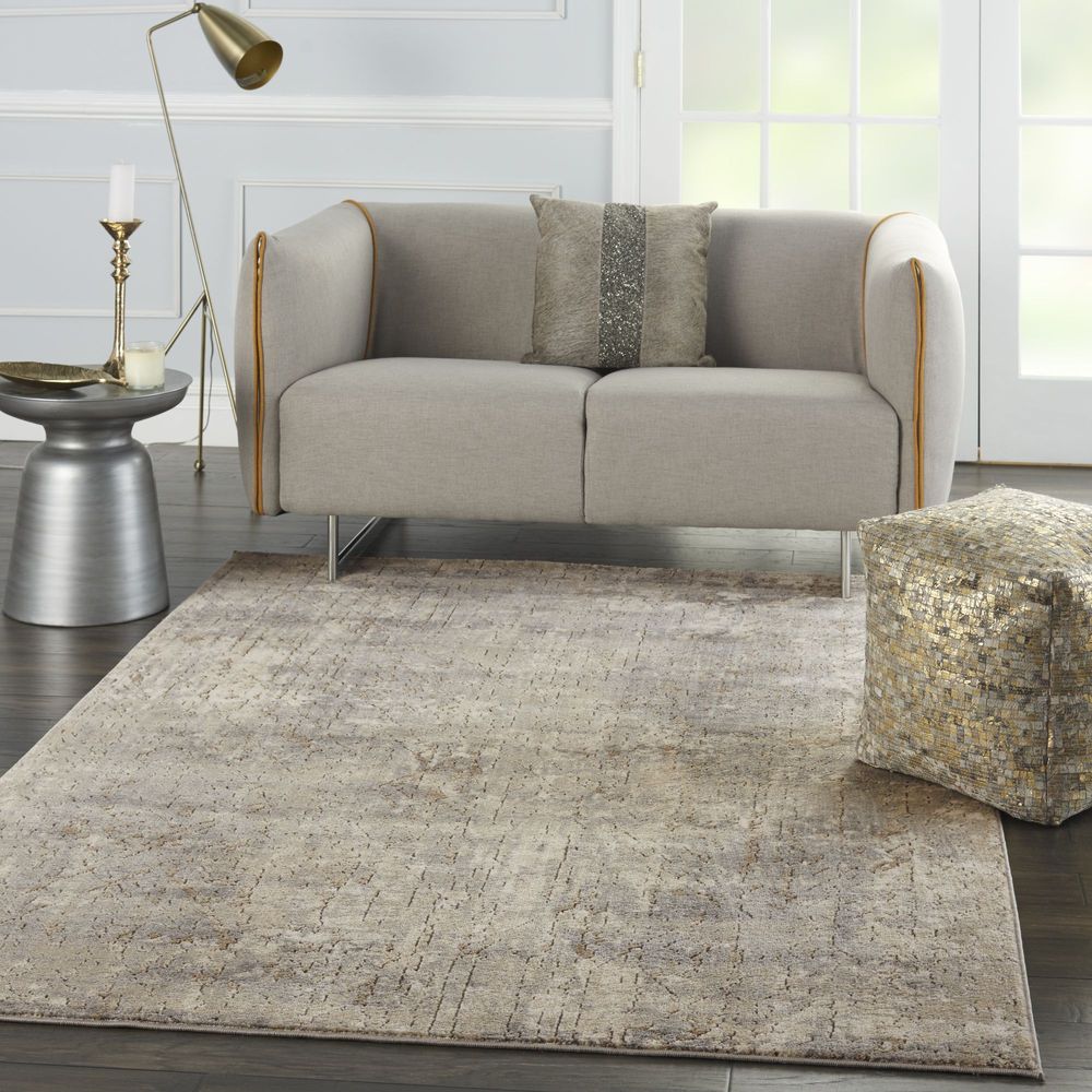 Nourison Quarry QUA03 Rug - Beige &amp; Grey