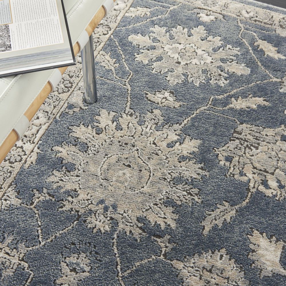 Nourison Quarry QUA06 Rug - Blue &amp; Beige