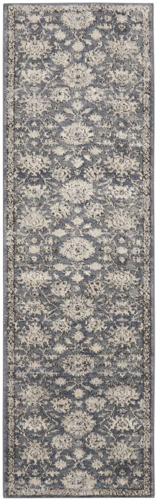 Nourison Quarry QUA06 Runner Rug - Blue &amp; Beige