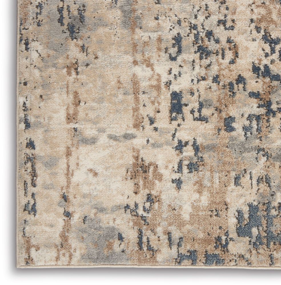 Nourison Quarry QUA01 Runner Rug - Beige &amp; Grey