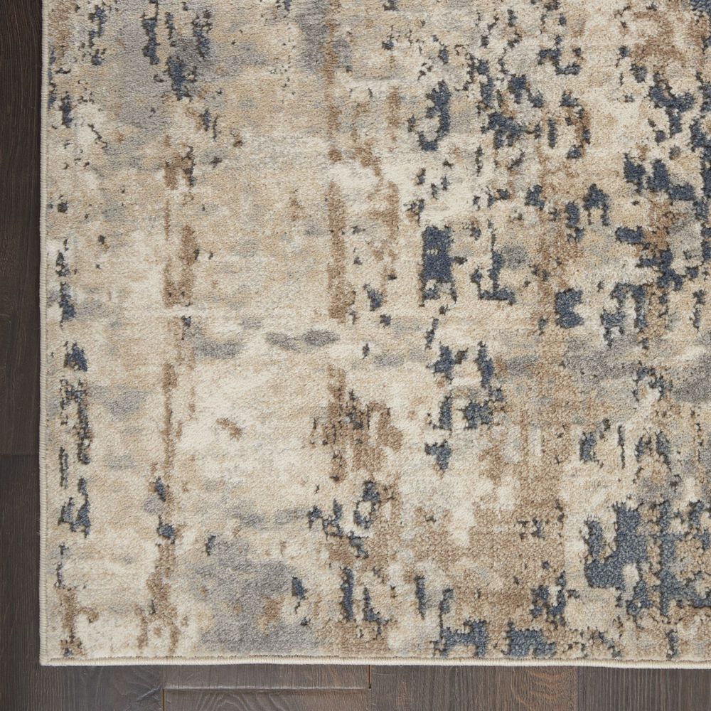 Nourison Quarry QUA01 Runner Rug - Beige &amp; Grey