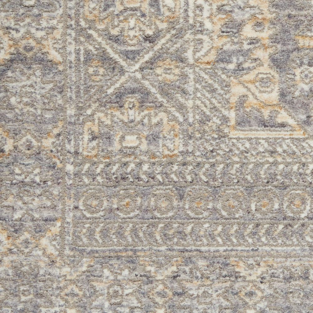 Nourison Lustrous Weave LUW02 Runner Rug - Grey &amp; Beige