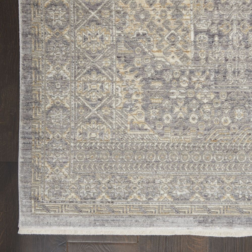 Nourison Lustrous Weave LUW02 Runner Rug - Grey &amp; Beige