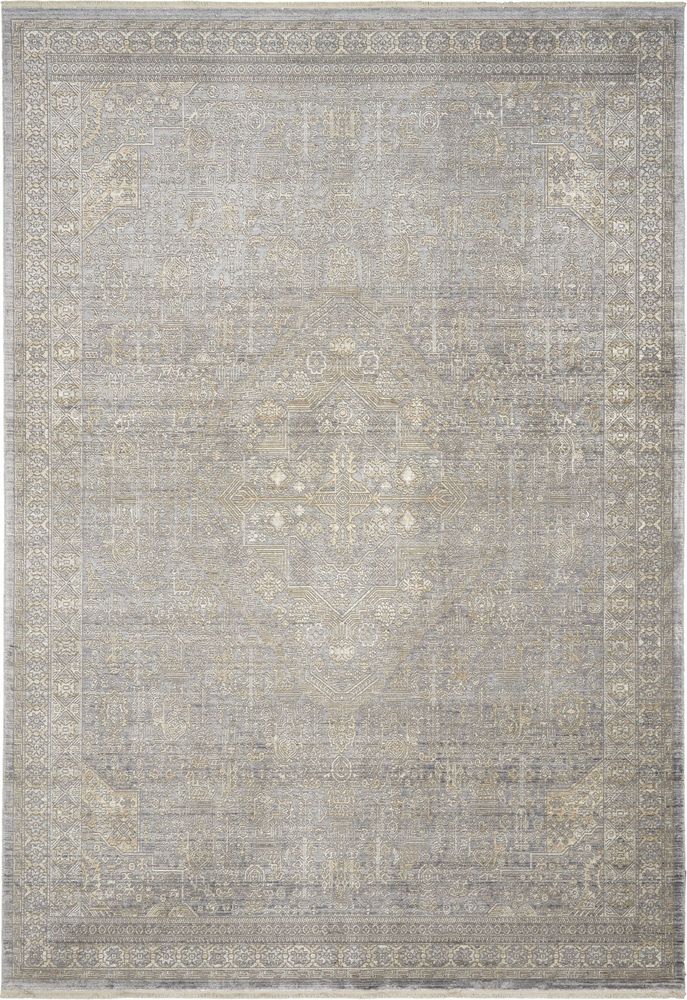 Nourison Lustrous Weave LUW02 Rug - Grey &amp; Beige