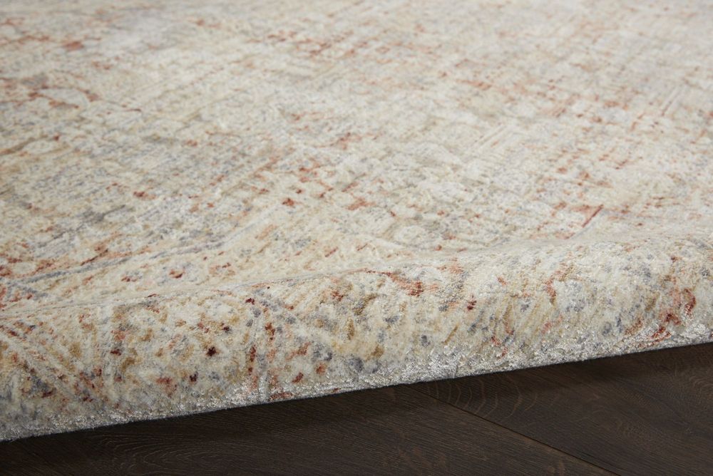 Nourison Lustrous Weave LUW02 Rug - Grey &amp; Brick