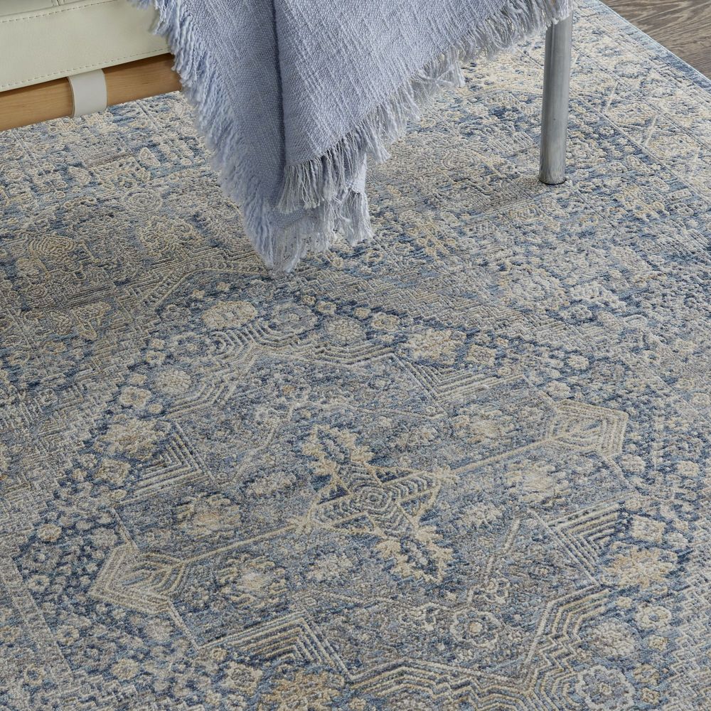 Nourison Lustrous Weave LUW02 Rug - Blue &amp; Ivory