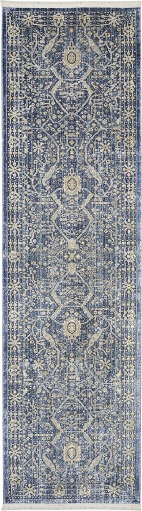 Nourison Lustrous Weave LUW03 Runner Rug - Blue